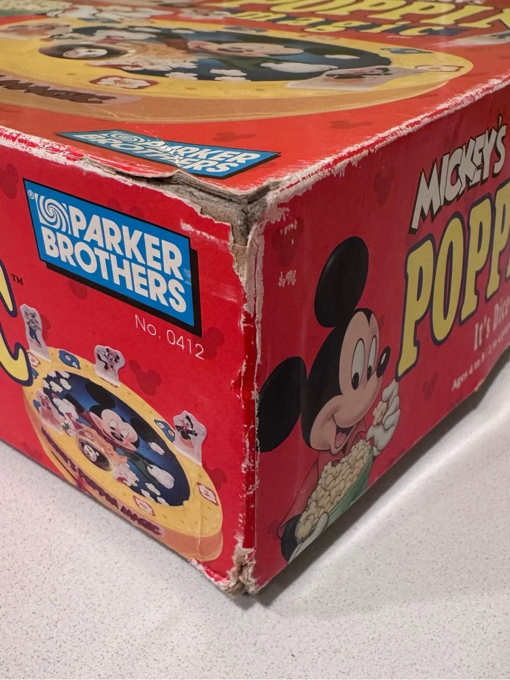 Vintage 1991 Mickey's Poppin' Magic game by Parker Brothers